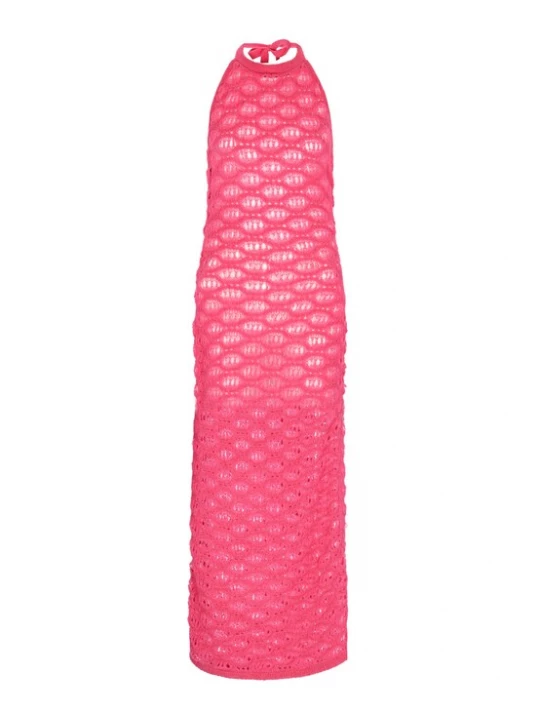 Foto van product IZIA Gebreide jurk 'Festival' pink