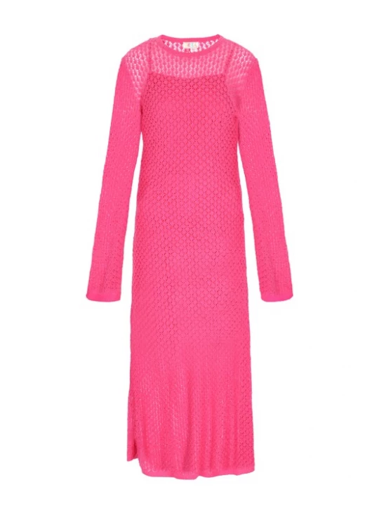 Foto van product IZIA Gebreide jurk pink