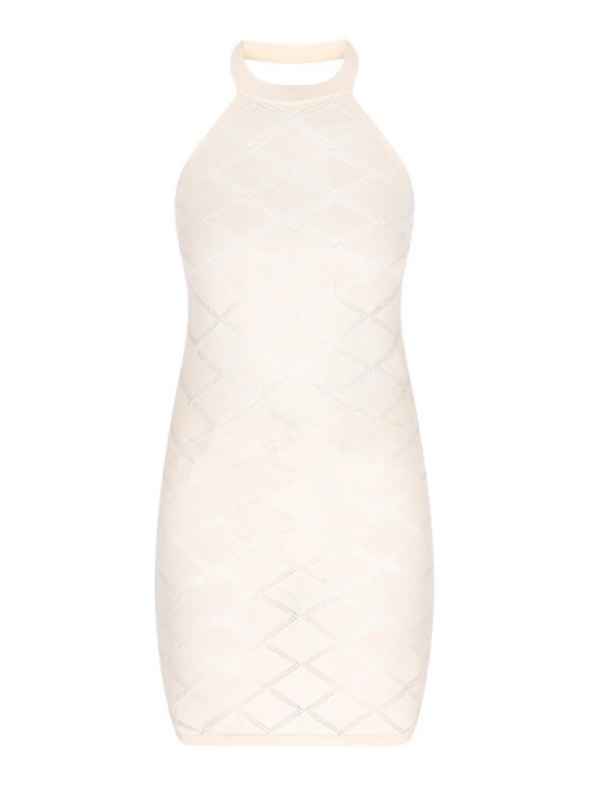 Foto van product IZIA Gebreide jurk 'Spring Summer' crème