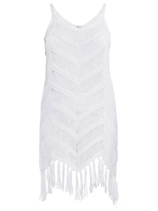Foto van product IZIA Gebreide jurk wit