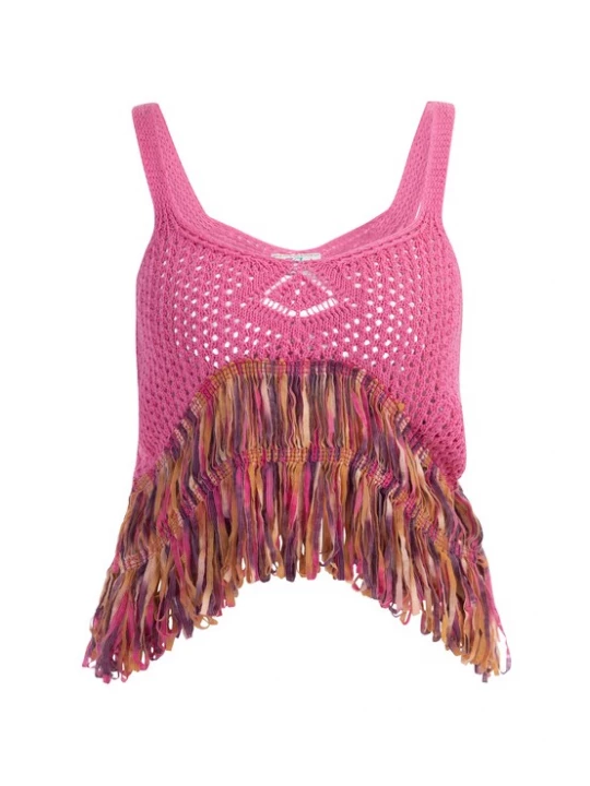 Foto van product IZIA Gebreide top gemengde kleuren / pink