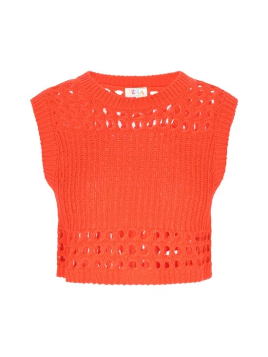 Foto van product IZIA Gebreide top oranje