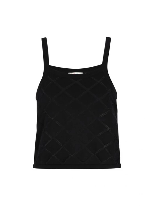 Foto van product IZIA Gebreide top zwart