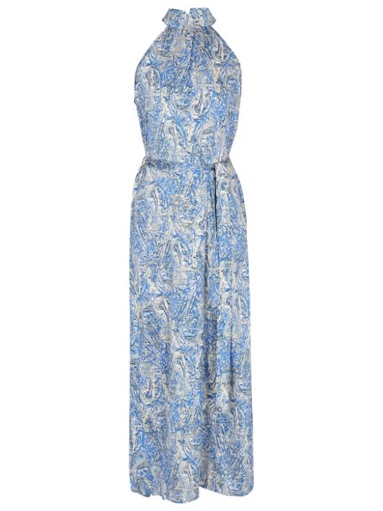 Foto van product IZIA Jurk beige / blauw / wit