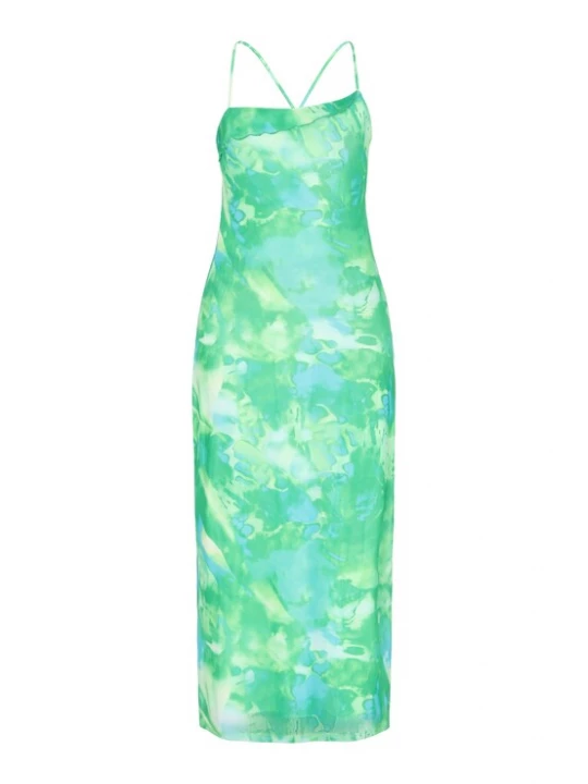 Foto van product IZIA Jurk blauw / groen