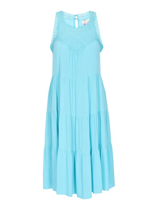 Foto van product IZIA Jurk 'Boho' turquoise