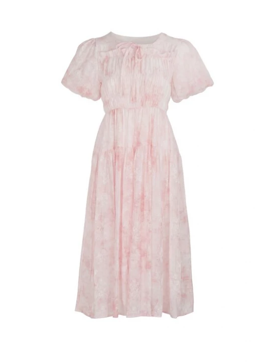 Foto van product IZIA Jurk ecru / pink