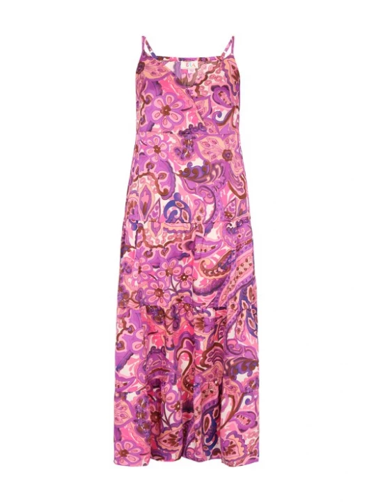 Foto van product IZIA Jurk 'Festival' mauve / violetblauw / pink / magenta