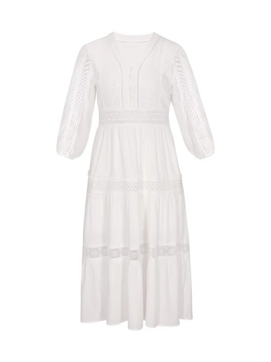 Foto van product IZIA Jurk 'Festival' offwhite