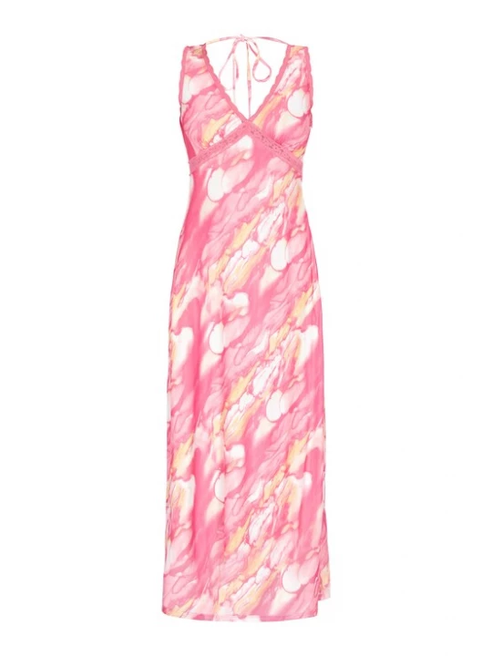 Foto van product IZIA Jurk geel / pink