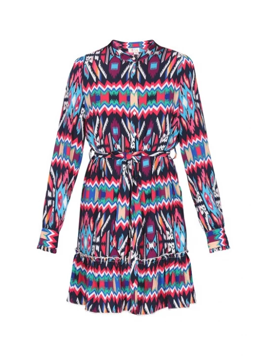 Foto van product IZIA Jurk gemengde kleuren / pink