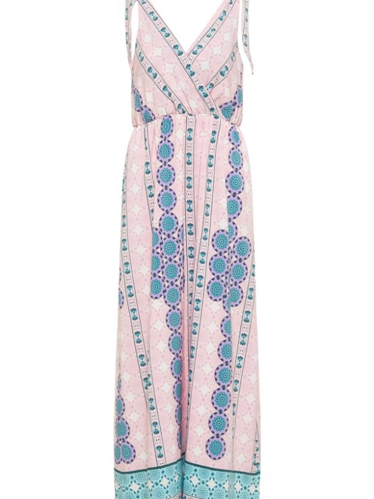 Foto van product IZIA Jurk gemengde kleuren / rosa