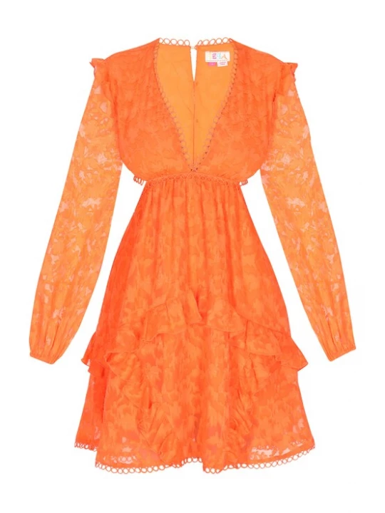 Foto van product IZIA Jurk oranje