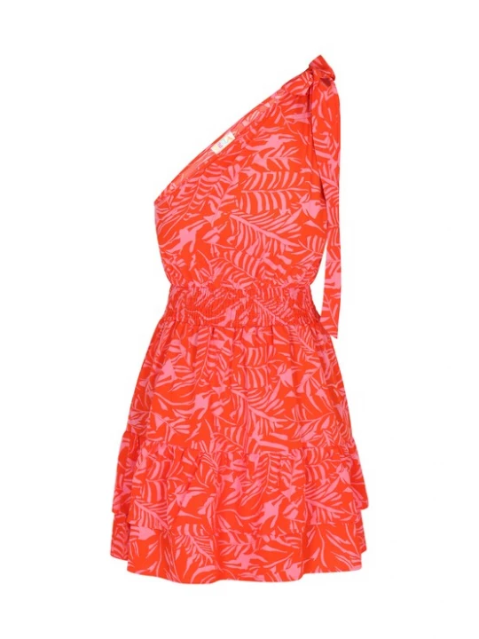Foto van product IZIA Jurk oranje / pink