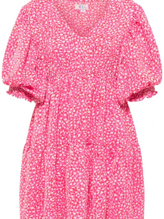 Foto van product IZIA Jurk pink / rood / wit