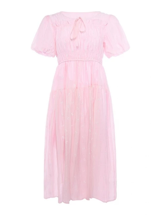 Foto van product IZIA Jurk pink / wit