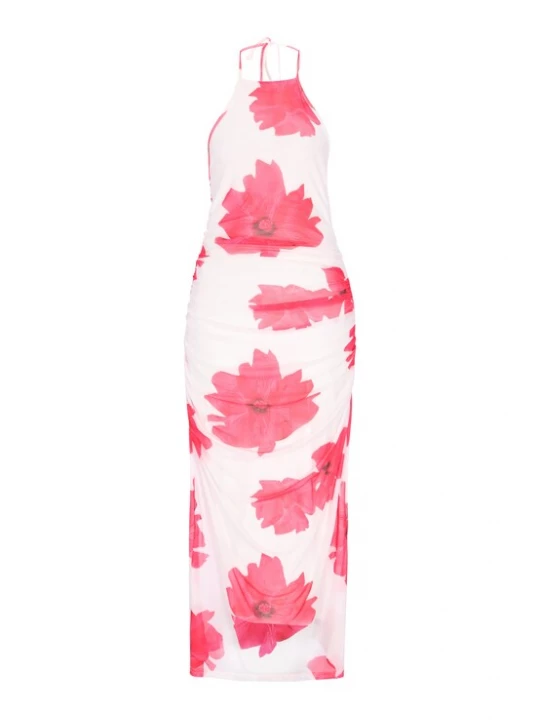Foto van product IZIA Jurk pink / wit