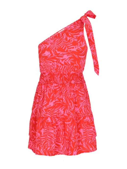 Foto van product IZIA Jurk 'Spring Summer' pink / bloedrood