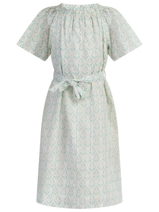 Foto van product IZIA Jurk turquoise / goud / offwhite