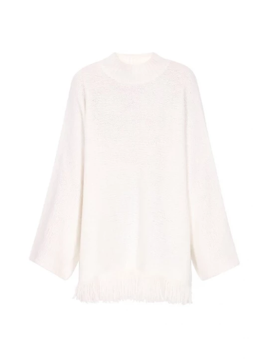 Foto van product IZIA Oversized trui 'Boho' wolwit