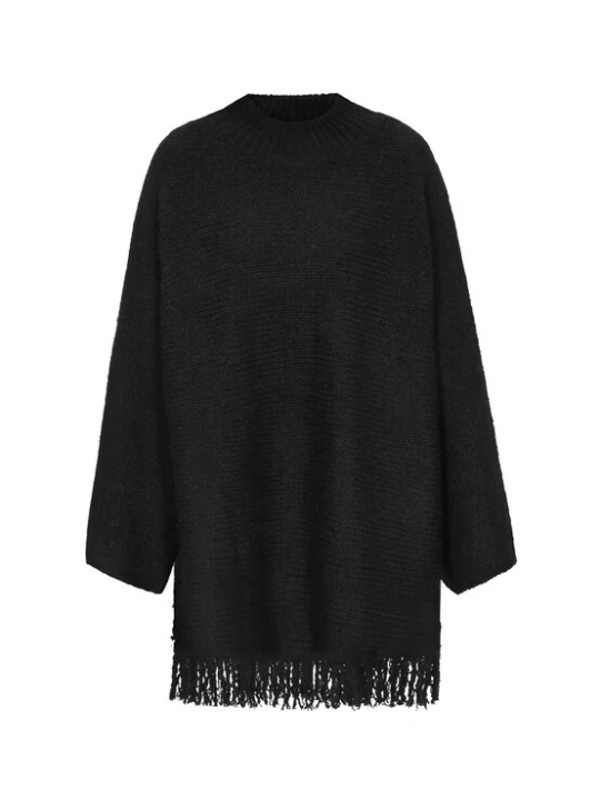 Foto van product IZIA Oversized trui 'Boho' zwart