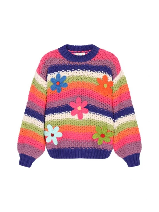 Foto van product IZIA Oversized trui 'Fashion Look' gemengde kleuren
