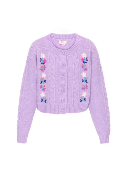 Foto van product IZIA Oversized vest 'Fashion Look' hemelsblauw / lichtlila / pink / rosa