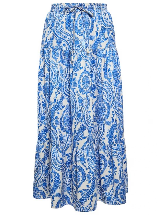 Foto van product IZIA Rok azuur / wit