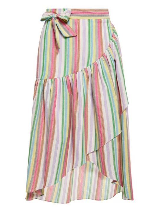 Foto van product IZIA Rok beige / pastelgroen / pink