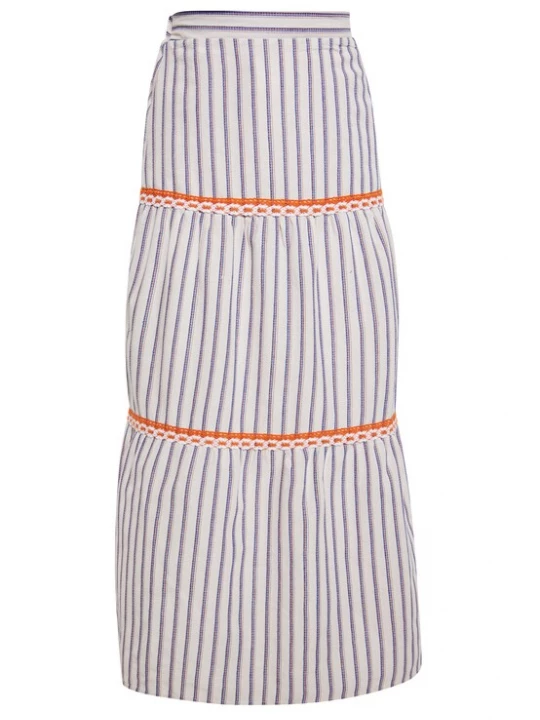 Foto van product IZIA Rok blauw / oranje / wit