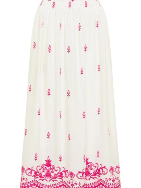 Foto van product IZIA Rok donkerroze / wit