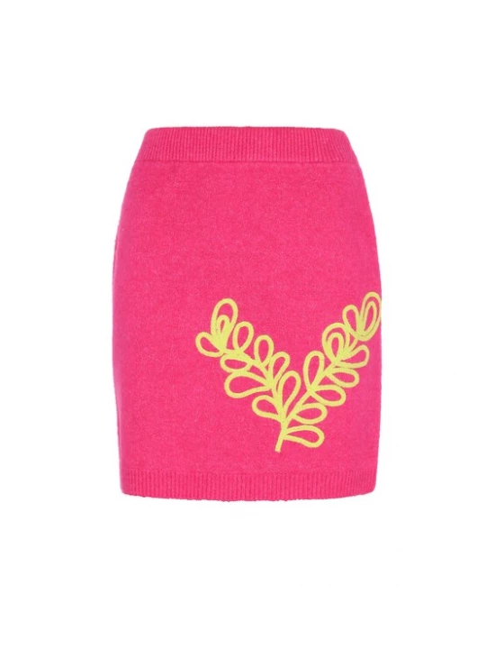 Foto van product IZIA Rok 'Fashion Look' geel / lichtroze