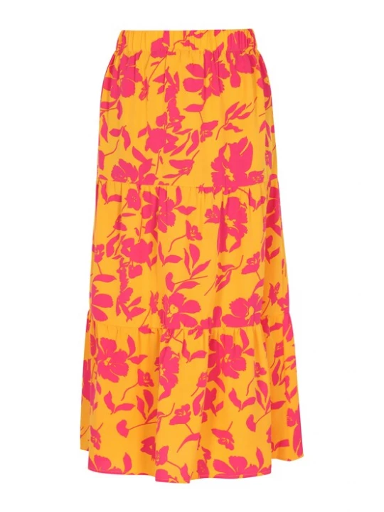 Foto van product IZIA Rok 'Fashion Look' neonoranje / pink