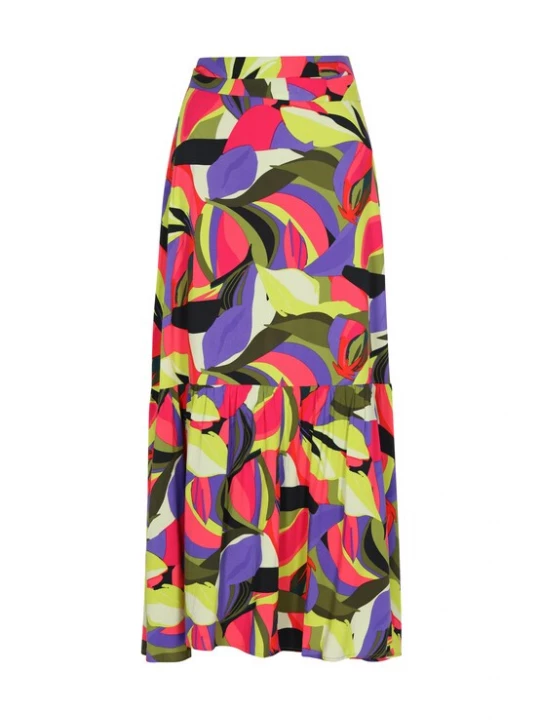Foto van product IZIA Rok 'Fashion Look' violetblauw / gemengde kleuren