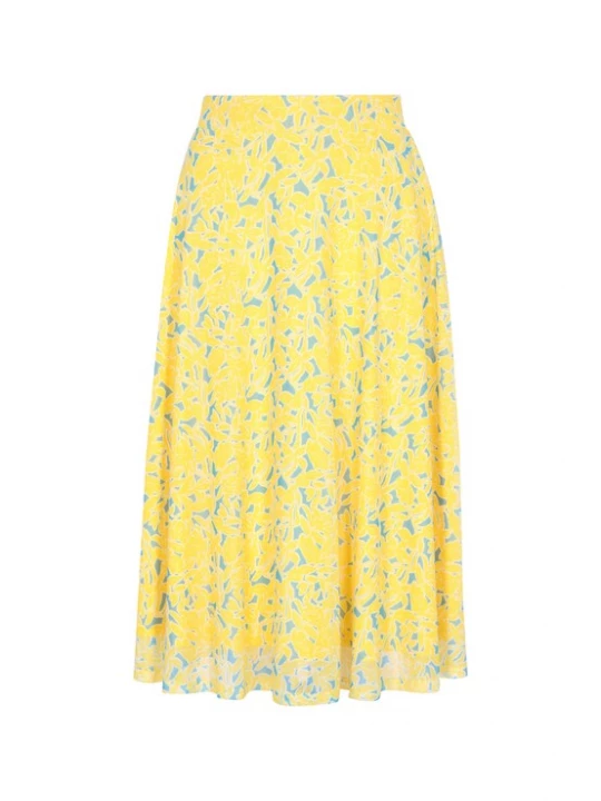 Foto van product IZIA Rok 'Festival Collection' turquoise / geel