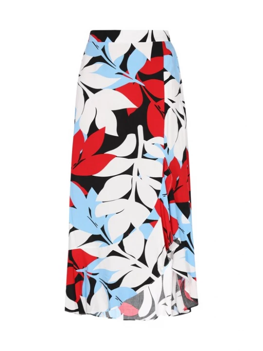 Foto van product IZIA Rok lichtblauw / rood / zwart / wit