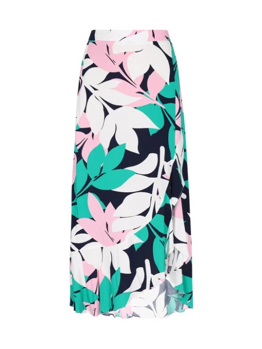 Foto van product ebeeza Rok 'Fashion Look' smaragd / rosa / zwart / wit
