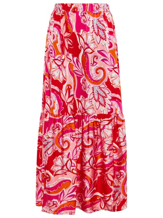 Foto van product IZIA Rok perzik / pink / rood / wit
