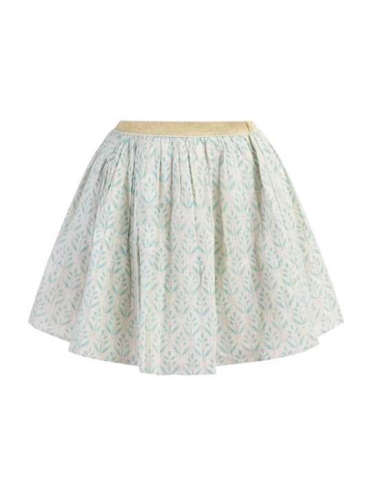 Foto van product IZIA Rok taupe / turquoise / goud