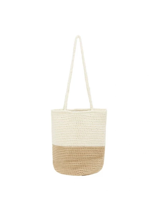 Foto van product IZIA Schoudertas kaki / wit