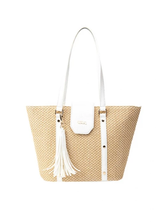 Foto van product IZIA Shopper sand / wit