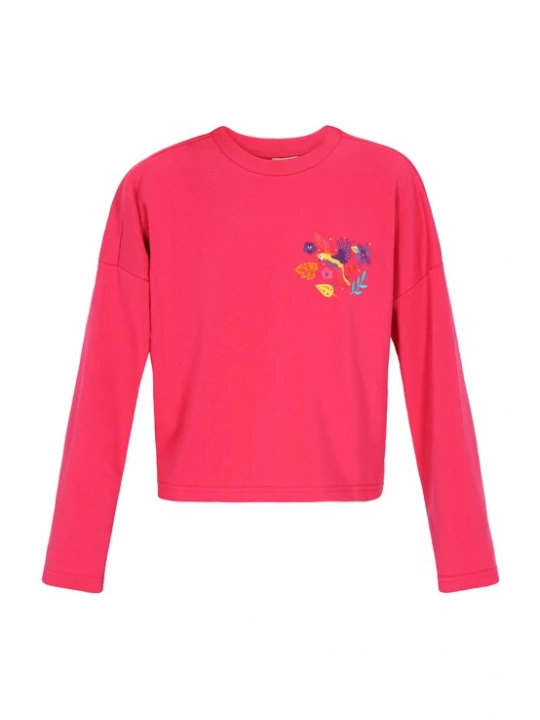 Foto van product IZIA Sweatshirt aqua / geel / donkerlila / pink