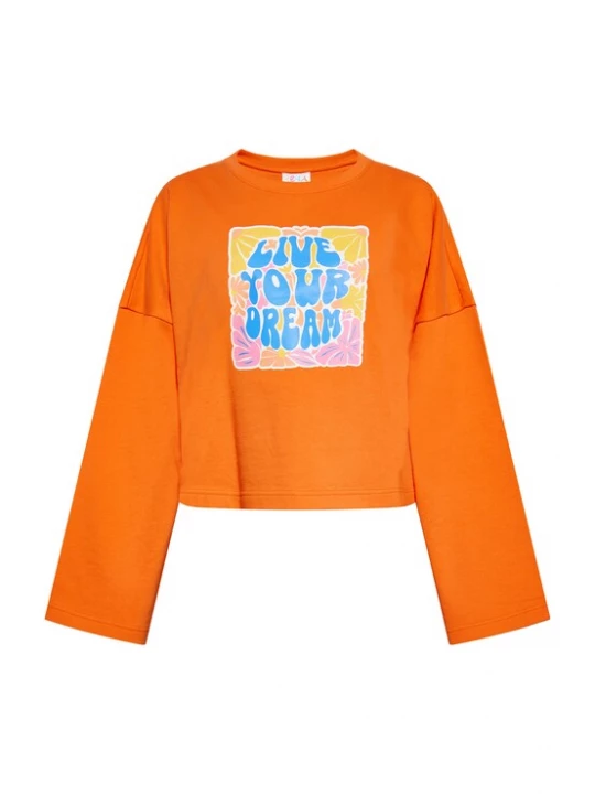 Foto van product IZIA Sweatshirt blauw / geel / oranje / rosa