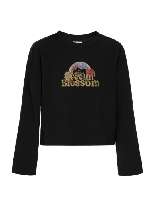 Foto van product IZIA Sweatshirt 'Boho' beige / geel / lila / zwart