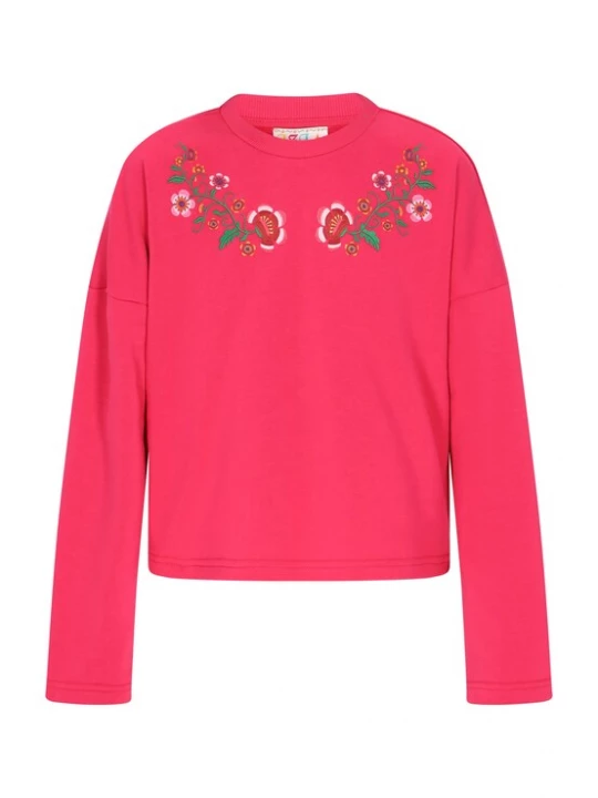 Foto van product IZIA Sweatshirt 'Boho' spar / oranje / fuchsia / watermeloen rood