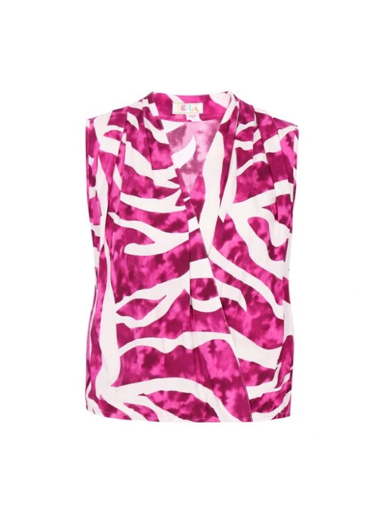 Foto van product IZIA Top 'Festival' pink / donkerroze / wit