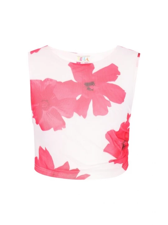 Foto van product IZIA Top pink / wit