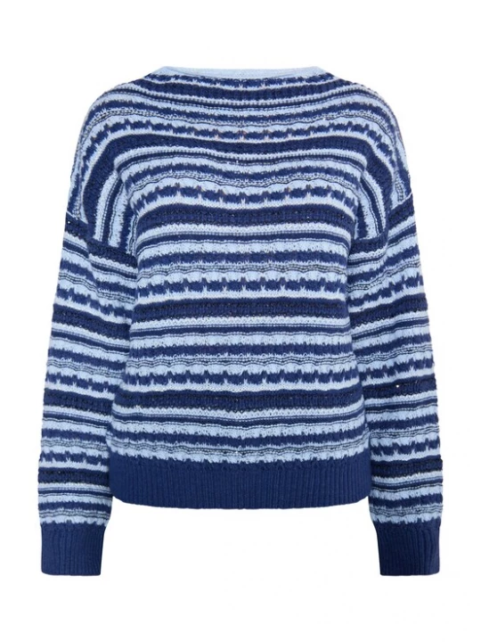 Foto van product IZIA Trui blauw / wit