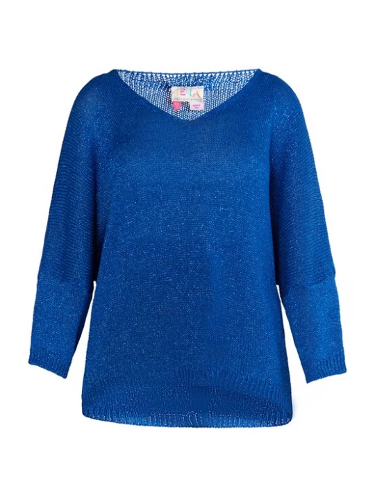 Foto van product IZIA Trui blauw / zilver