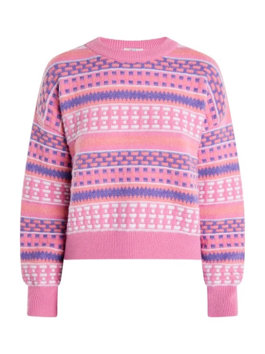 Foto van product IZIA Trui 'Eyota' blauw / pink / wit
